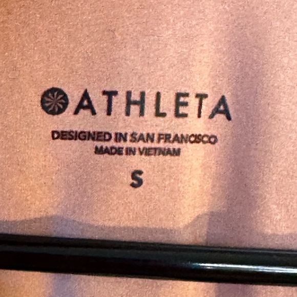 Athleta Rincon Evian Rose Pink Printed Marble Athletic Dress, size Small - Picture 5 of 9